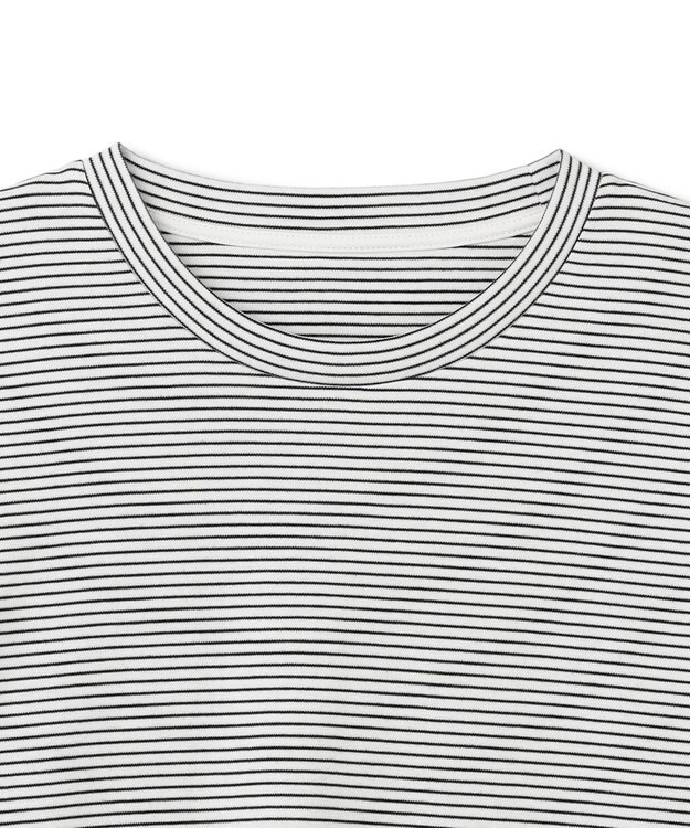 UNFILO コットンスムース レイヤードインナー ボーダー