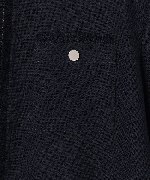 ICB L 【先行予約】サマーレノクロス ハーフスリーブジャケット ネイビー×ブラック