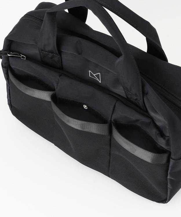 LA BAGAGERIE 【maison vert】 【トラベルにぴったり！】メニーポケットボストンバッグ ブラック