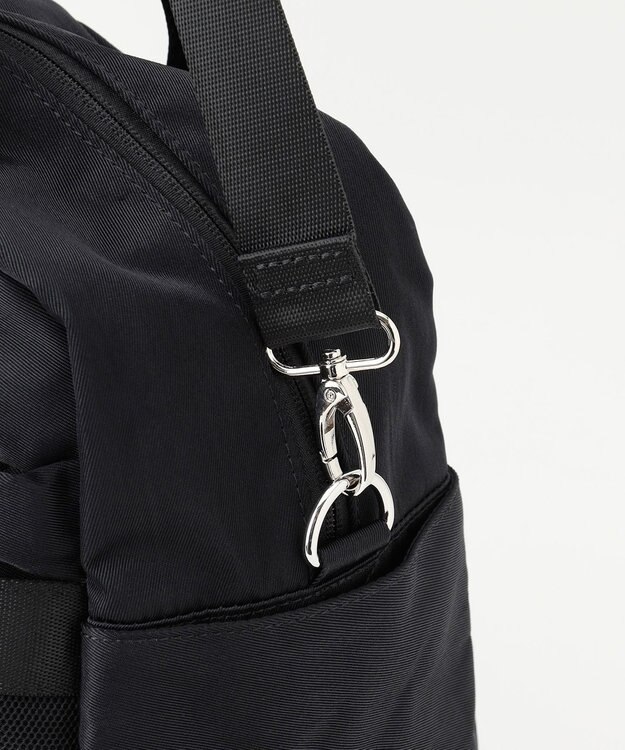 LA BAGAGERIE 【maison vert】 【トラベルにぴったり！】メニーポケットボストンバッグ ブラック