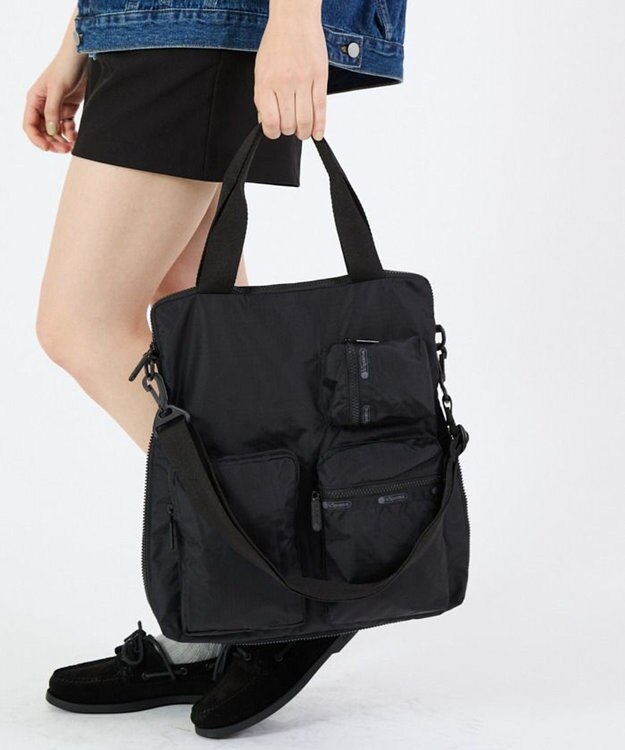 LeSportsac CARGO N/S TOTE/ブラックカーゴ ブラックカーゴ