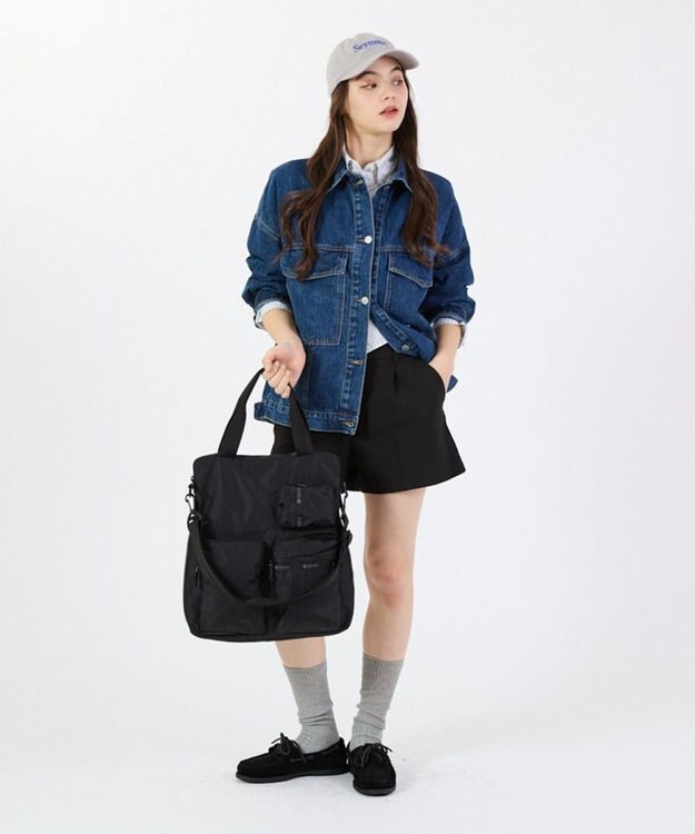 LeSportsac CARGO N/S TOTE/ブラックカーゴ ブラックカーゴ