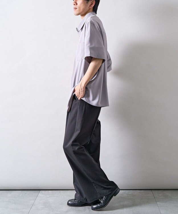 CRAFT STANDARD BOUTIQUE 【クールドライ】イージーケアシャツ Gray