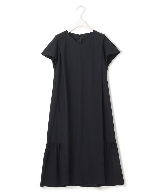 ICB 【接触冷感・UVカット・速乾・洗える】マットスキューバ ワンピース ブラック系