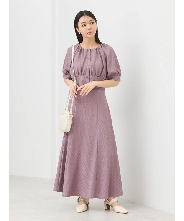 earth music&ecology ジャガードプルオーバー Pink