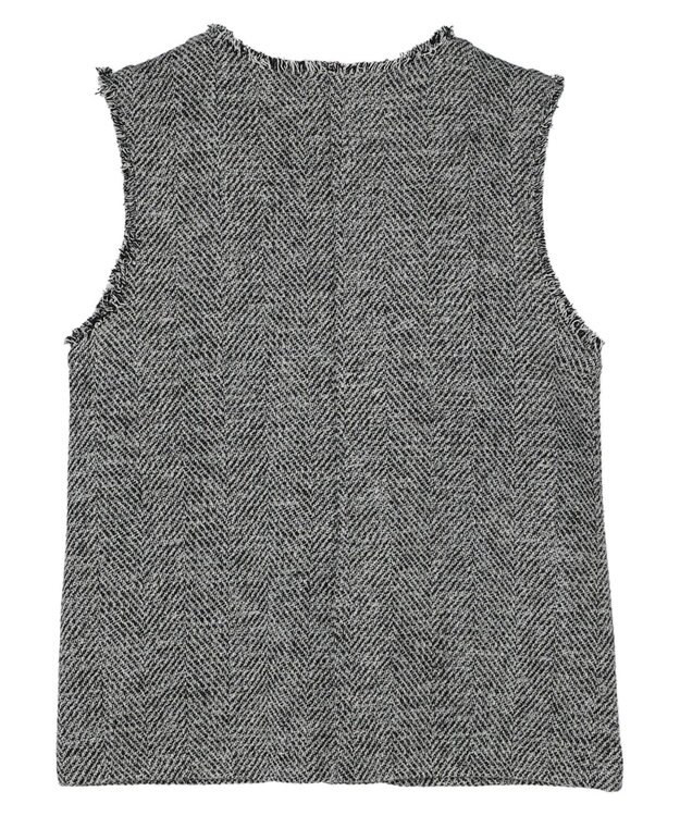 Green Parks ツイードベスト Gray