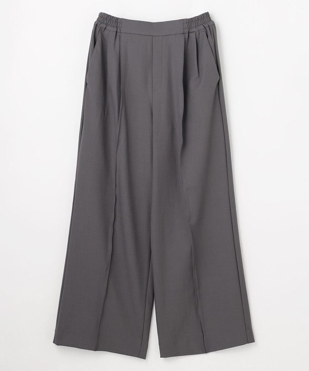 ANY 【6サイズ展開/ウエストゴム】イージーワイドパンツ グレー