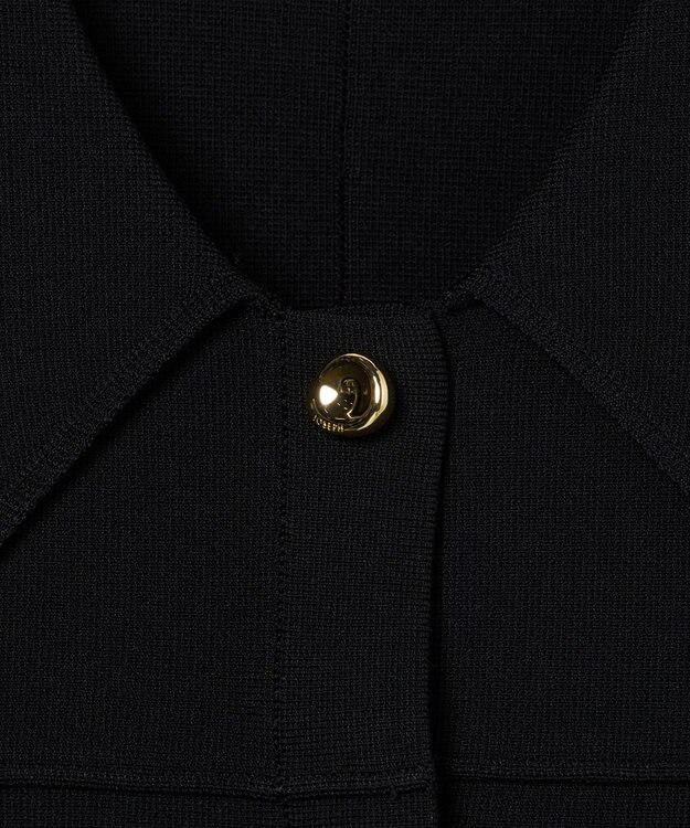 JOSEPH コンパクトミラノ　ニットジャケット Black