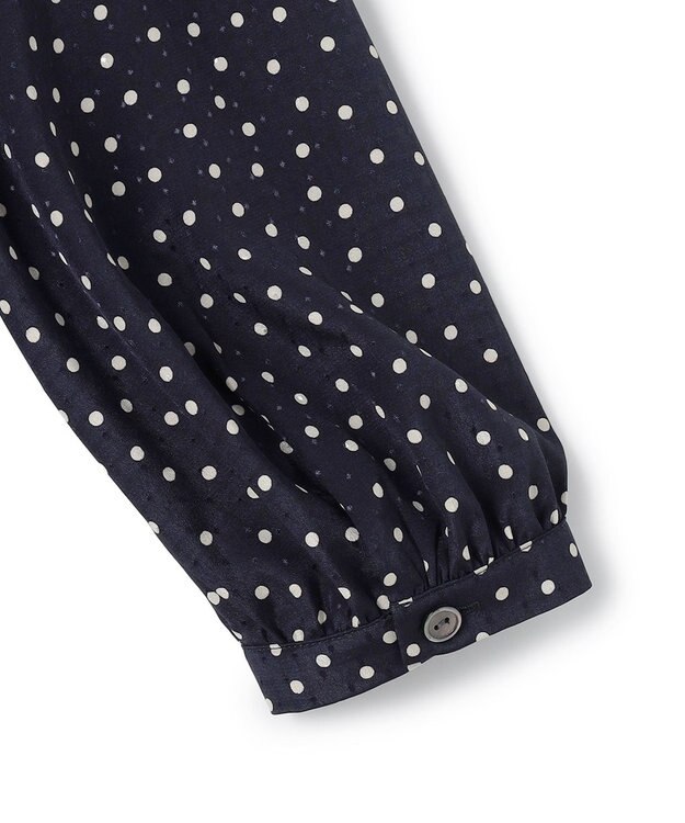 23区 【先行予約】ランダムドットプリント ワンピース ネイビー系