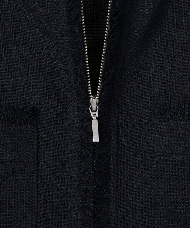 ICB L 【先行予約】サマーレノクロス ハーフスリーブジャケット ネイビー×ブラック