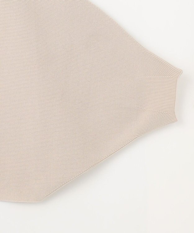 ANY ポンチョジップカーディガン オイスター