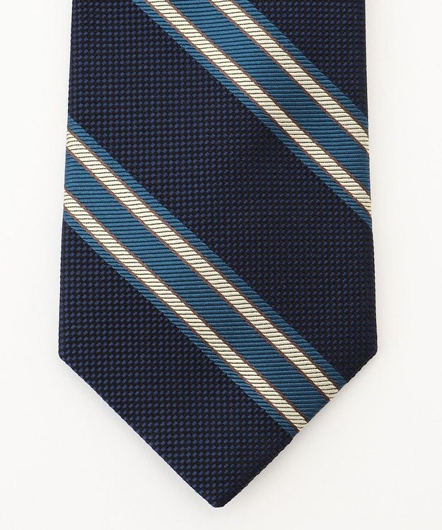 J.PRESS MEN 【STRUCTURE MIX COLLECTION】レジメンタル ネクタイ ネイビー系2