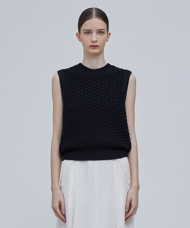 BEIGE， DENIS / ノースリーブトップス Black