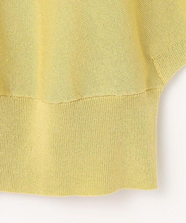 J.PRESS LADIES 【洗える・抗菌防臭】COTTON ACETATE DRY バタフライスリーブ カーディガン ピスタチオ系