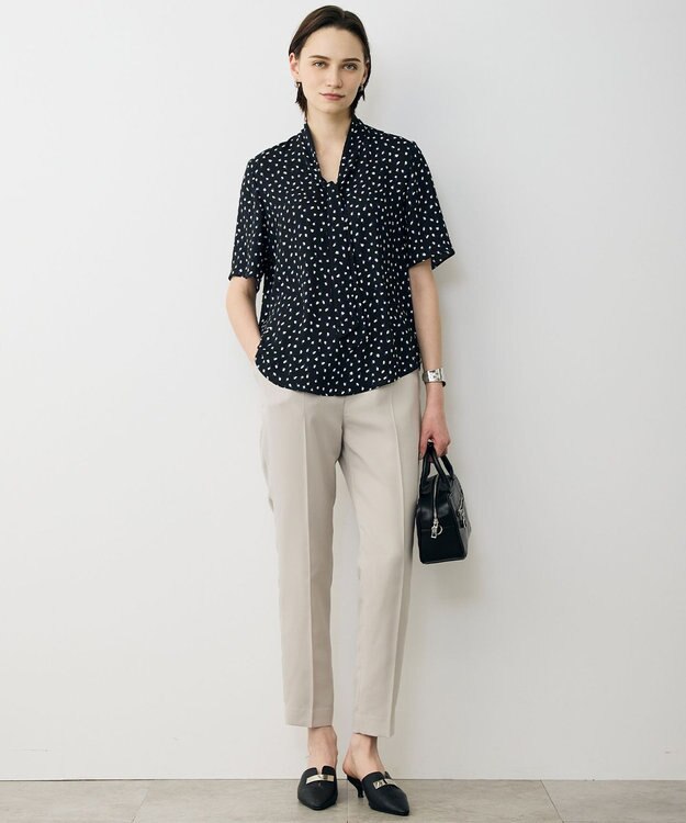 ICB L 【先行予約・WEB限定カラーあり】FluidBackSatin ドロストパンツ トープ［総裏］