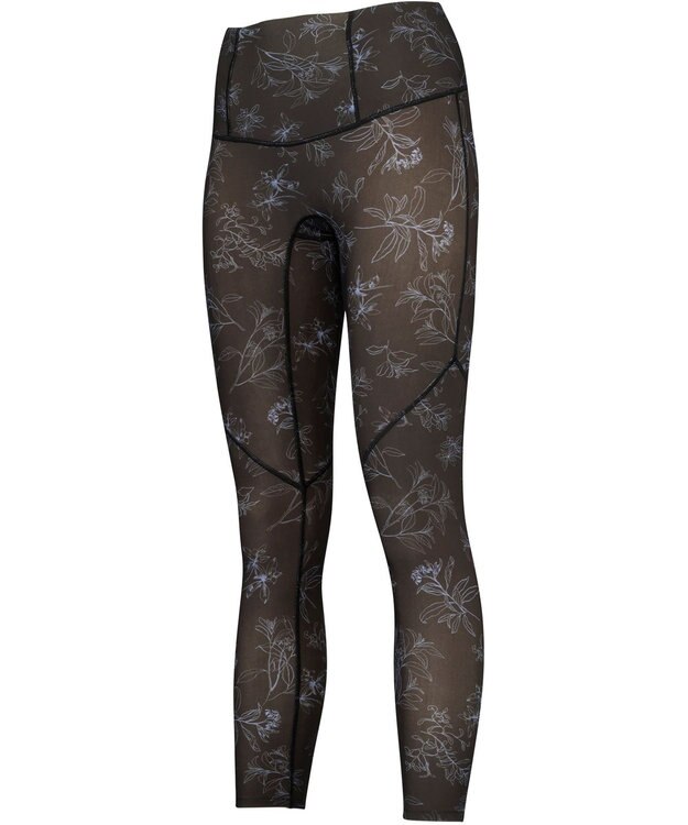 CW-X 【WOMEN】 CW-X レディース 【STYLE FREE STYLE UP】 下腹からウエストまで広範囲にたるみをすっきり 吸汗速乾(本体) スポーツタイツ 足首丈 フィットネス トレーニング ヨガ レギンス VCY139 /ワコール ブルー