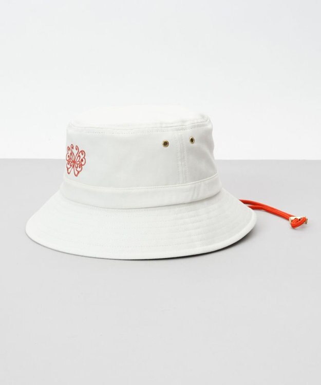 AURORA 【 ANNA SUI（アナ スイ）】バタフライ刺しゅうクロッシェハット オフホワイト