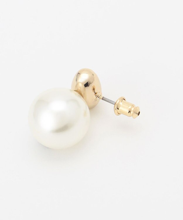 組曲 ドロップパールメタルピアス ゴールド系