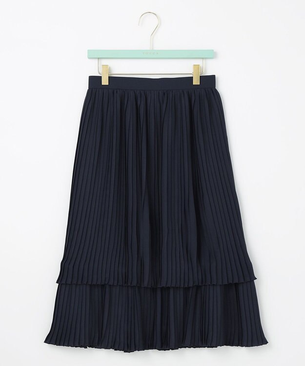 TOCCA 【洗える！】STAIRWAY スカート ネイビー系