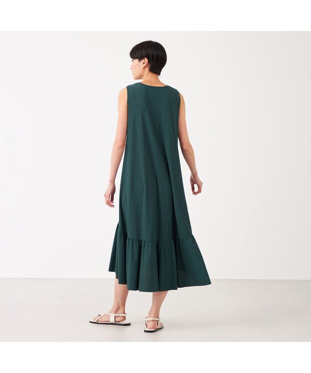 Chacott Chacott BALANCE ライトノースリーブワンピース ボトルグリーン