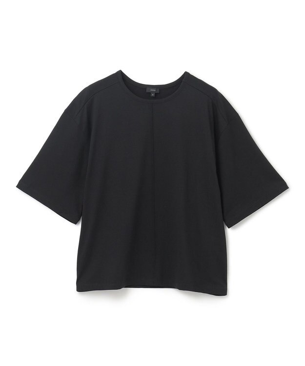 JOSEPH 【洗える】ロイヤルコットン　デザインTEE Black