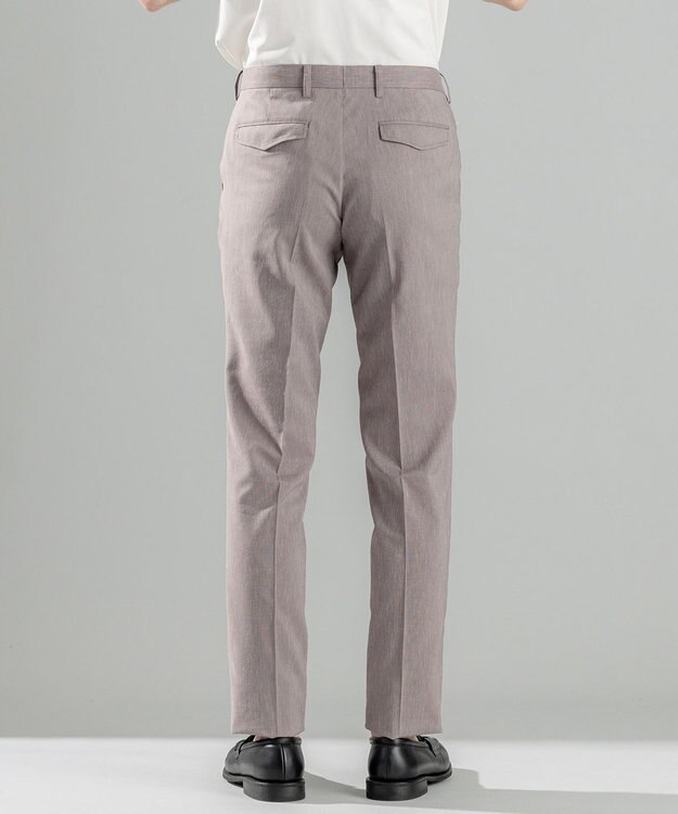 JOSEPH HOMME 新素材【洗える/ストレッチ】ピンヘッドリネンストレッチ　テーパードパンツ / CITY ベージュ系