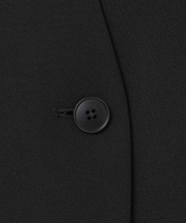 uncrave ウォッシャブル ダブルクロス スリットスリーブジャケット ブラック