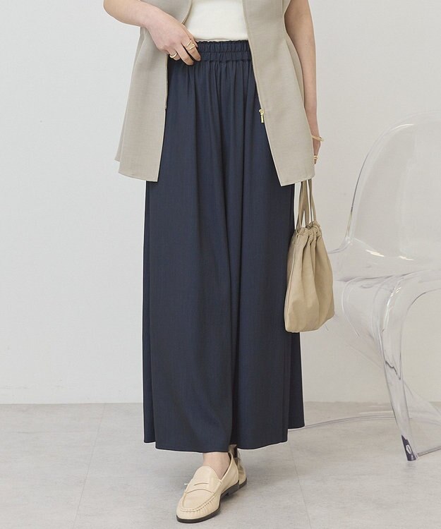 AMERICAN HOLIC 【選べる丈】ギャザースカーチョ【WEB限定カラー有り】 Navy