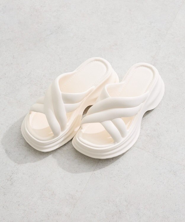 Green Parks ・クロスサンダル Off White