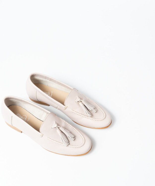 BONTRE 【BONTRE/ボントレ】アーモンドトゥタッセルローファー グレー