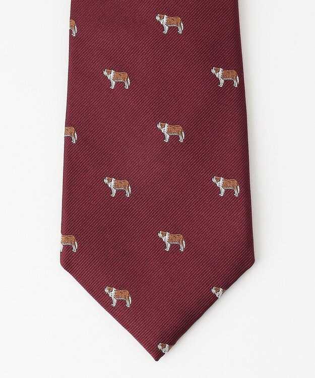 J.PRESS MEN 【J.PRESS STEPHEN WALTERS COLLECTION】アニマルモチーフ ネクタイ ワイン系8