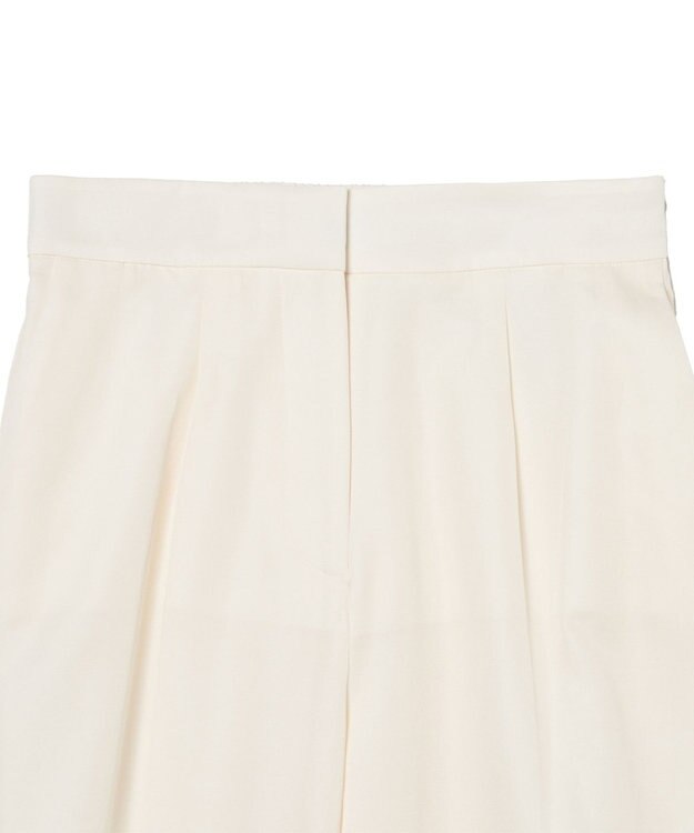 JOSEPH ソフトコットンシルク　ワイドトラウザーズ Ivory