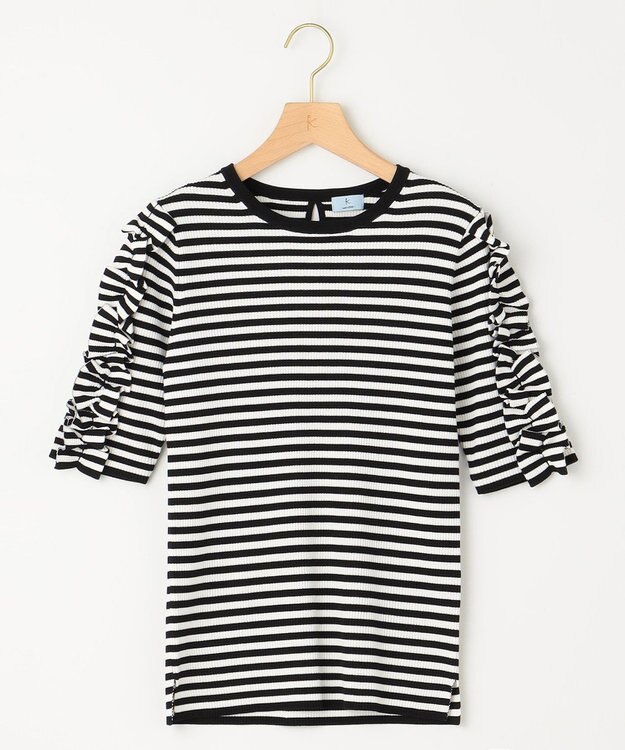 組曲 L 【2SET・WEB限定】ジャンスカ ツインセット ブラック×ボーダー系