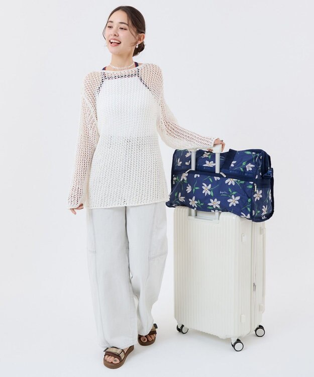 LeSportsac DELUXE LG WEEKENDER/フローラルブルームズネイビー フローラルブルームズネイビー