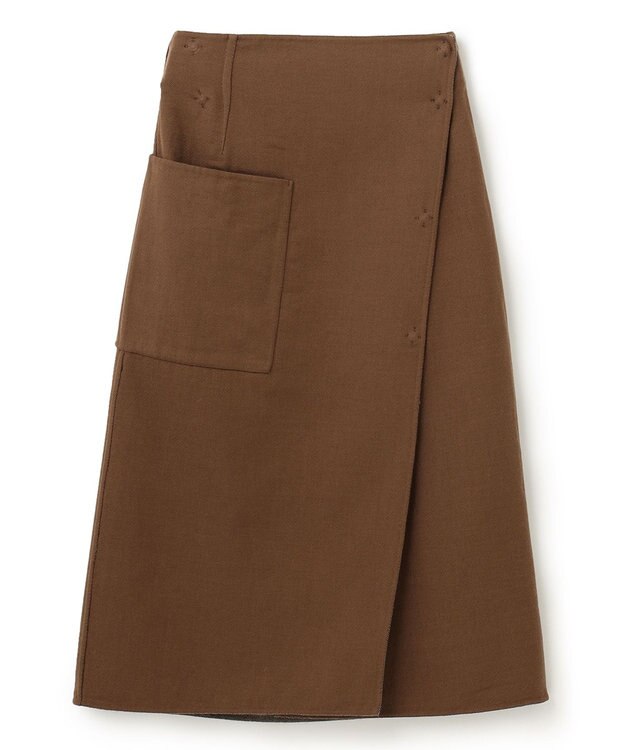 BEIGE， DANNES / ラップスカート Caramel