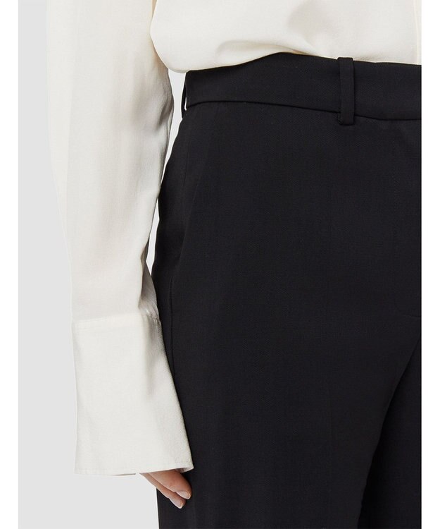 JOSEPH 【FOUNDATIONS】【AW23】テーラリングウールストレッチ　フルレングストラウザーズ Black