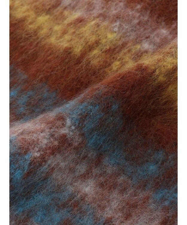 Green Parks ・マルチボーダーマフラー Brown