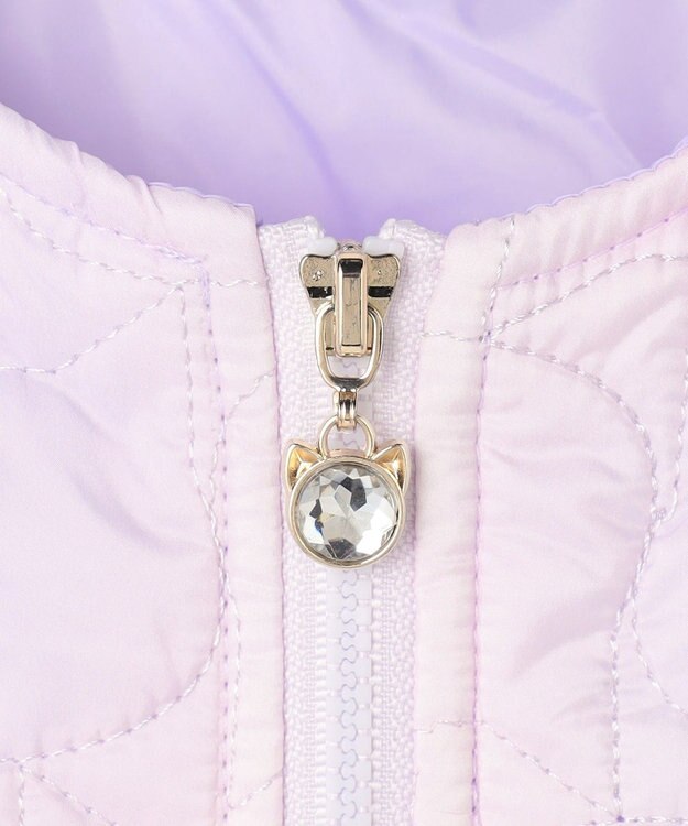 ANY KIDS 【ドッキング可能】ネコキルトブルゾン レインボー