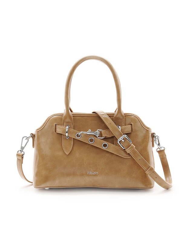 MioFIRANO スナップフックベルトハンドバッグ 2WAY　FIRANO フィラノ BEIGE