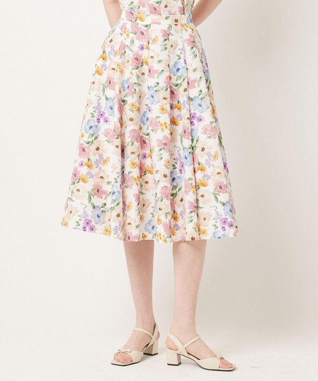 TOCCA 【大人百花掲載】【消臭・洗える！】BOTANOCAL GARDEN PARTY スカート ホワイト系5