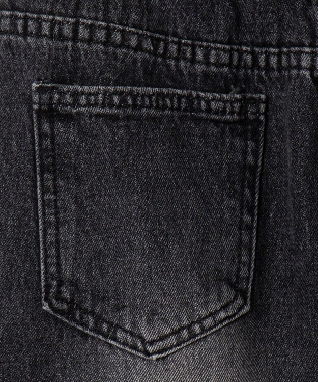 WEGO ヴィンテージウォッシュカーゴデニム ブラック