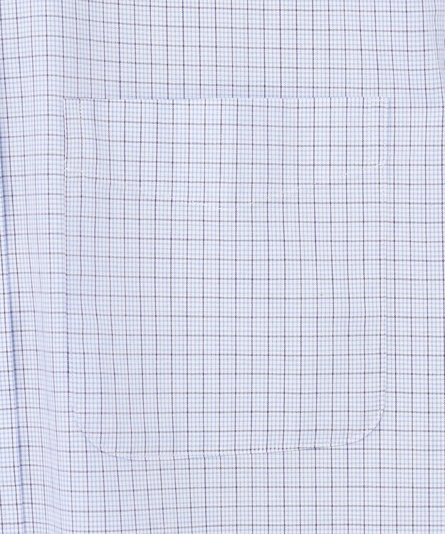 J.PRESS MEN 【PREMIUM PLEATS / 形態安定】BROADジャーミンチェックシャツ / B.D. サックスブルー系3