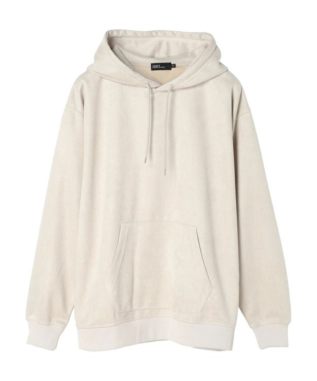 CRAFT STANDARD BOUTIQUE フェイクスエードプルパーカー Ivory