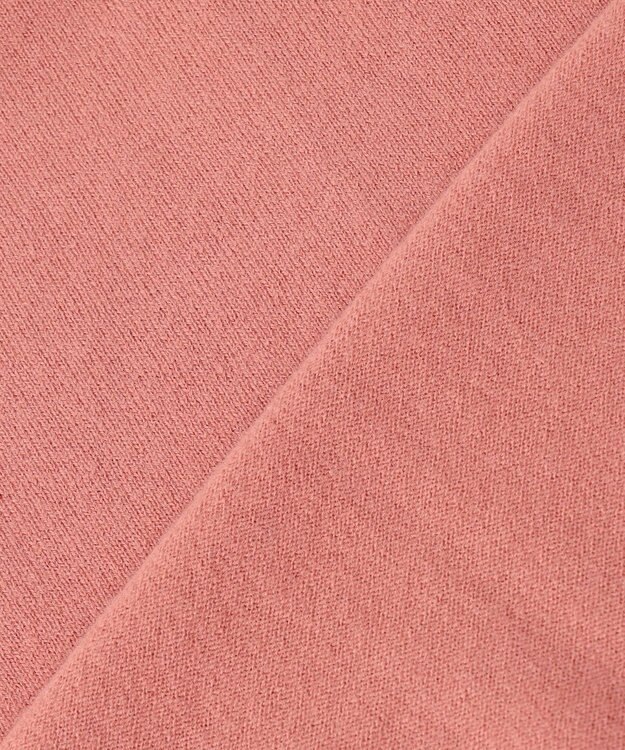 J.PRESS LADIES L 【洗える】SEMI WORSTED WOOL クルーネック ニット ピンク系