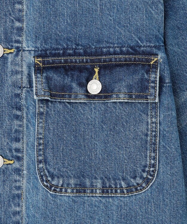 J.PRESS MEN ヴィンテージライク デニム カバーオール サックスブルー系