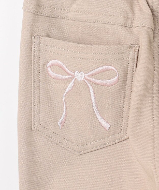 ANY KIDS 7days 裏起毛ガーリーパンツ ベージュ