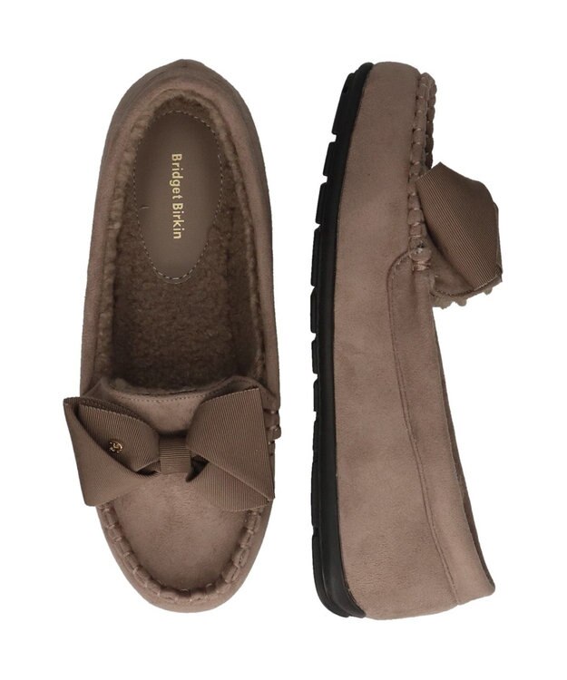 Bridget Birkin 【Bridget Birkin】グログランリボンモカシンシューズ オークスウェード