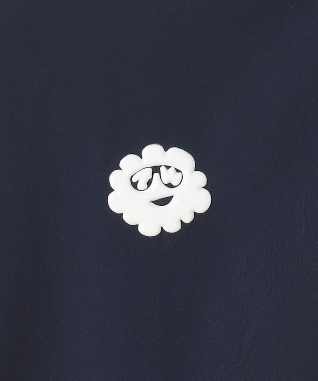 PW CIRCULUS 【撥水加工 / 小さくまとまる】【UNISEX】オーバーサイズ パッカブルベスト ゴルフウェア メンズ レディース ネイビー系