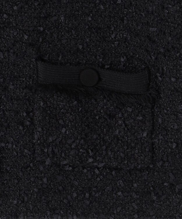 TOCCA 【洗える！】UNSNARL TWEED ニットカーディガン ブラック系