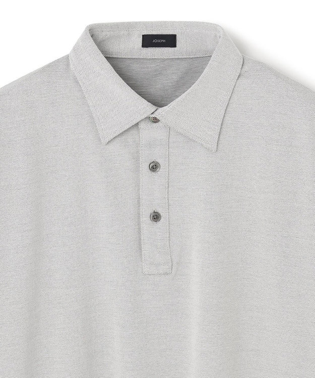 JOSEPH HOMME スビンギザカノコ ポロシャツ ライトグレー系